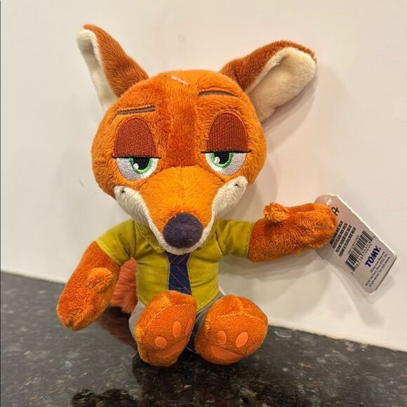 Disney Other - Disney Zootopia Nick Wilde Stuffed Plush Toy Fox. Size 8” with tags